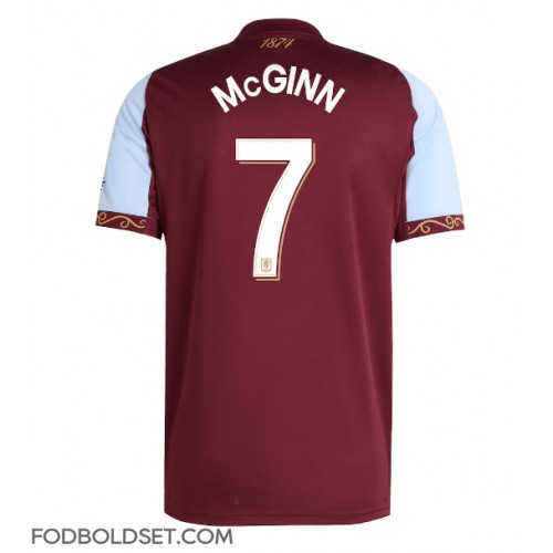 Aston Villa John McGinn #7 Hjemmebanetrøje 2025-26 Kortærmet
